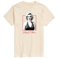 thumbnail image 1 of Marilyn Monroe - Black and White Square Short Sleeve Graphic T-Shirt, 1 of 5