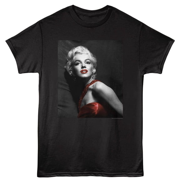 Marilyn Monroe Bw Iconic Photo Black Adult T-Shirt Xlt