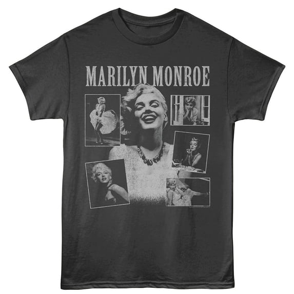 Marilyn Monroe Collage Smoke Adult T-Shirt S