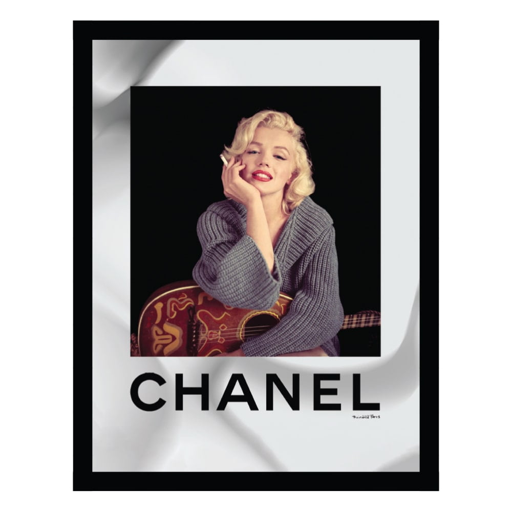 Marilyn Monroe Designer Fashion Framed Print