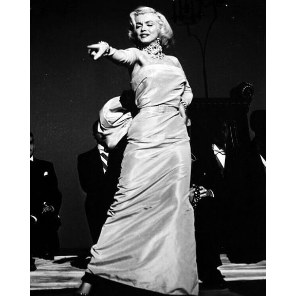 Marilyn Monroe Diamonds are a Girls Best Friend dance number 24x36 inch poster