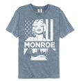 thumbnail image 1 of Marilyn Monroe Flag Blue Jean Adult Comfort Color T-Shirt Xl, 1 of 2