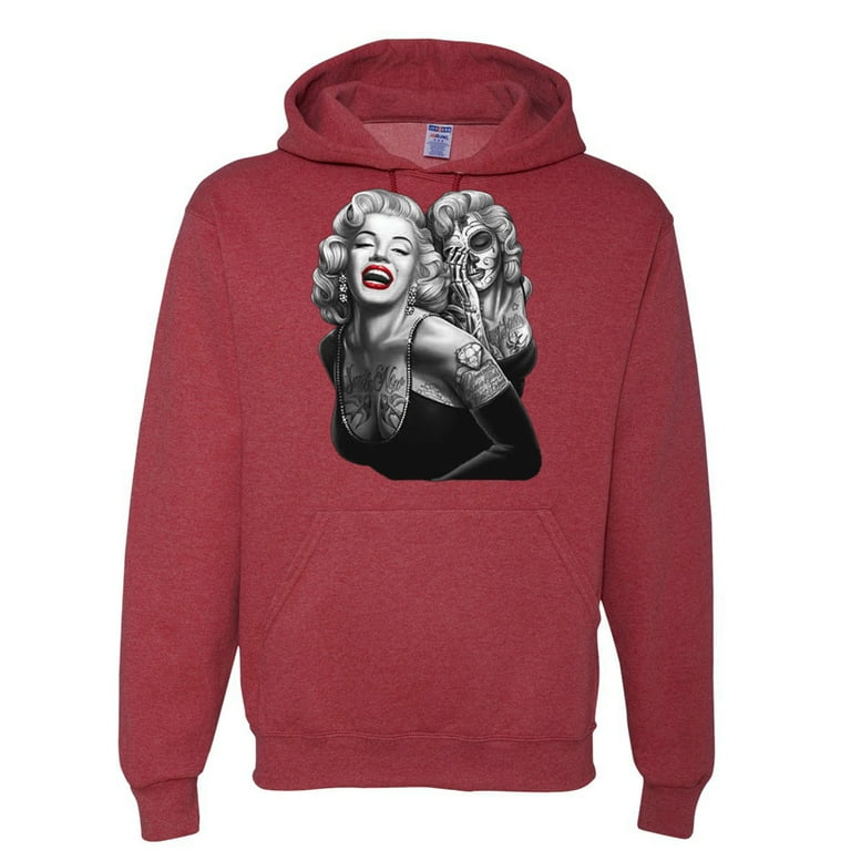 Marilyn monroe red hoodie online