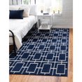 thumbnail image 1 of Marilyn Monroe Glam Collection Area Rug - Deco (3' 1" x 5' 3" Rectangle Navy Blue Silver/Silver), 1 of 5