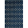 thumbnail image 1 of Marilyn Monroe Glam Collection Area Rug - Trellis (4' 1" x 6' 1" Rectangle Navy Blue Gold/Gold), 1 of 8