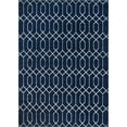 thumbnail image 1 of Marilyn Monroe Glam Collection Area Rug - Trellis (9' x 12' Rectangle Navy Blue Silver/Silver), 1 of 8