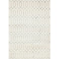 thumbnail image 1 of Marilyn Monroe Glam Collection Area Rug - Trellis (9' x 12' Rectangle White Silver/Silver), 1 of 8