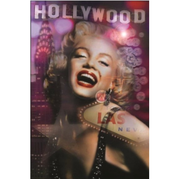 Marilyn Monroe Hollywood Poster (24 X 36)
