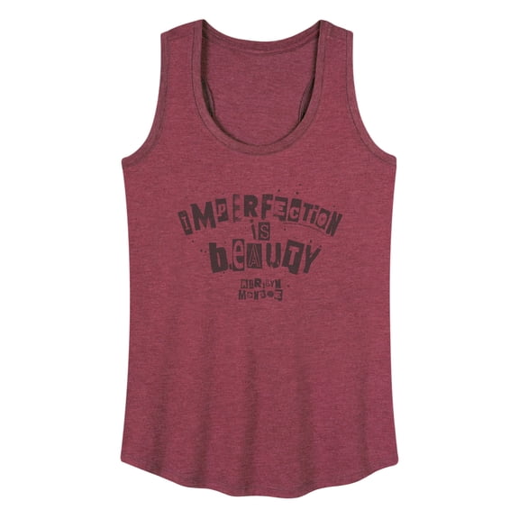 Marilyn Monroe - Imperfection Is Beauty - Women's Racerback Tank Top