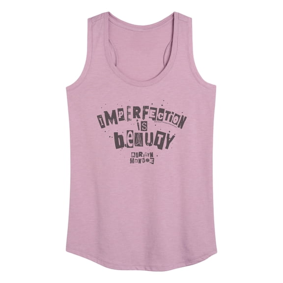 Marilyn Monroe - Imperfection Is Beauty - Women's Racerback Tank Top