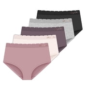 Marilyn Monroe Intimates Seamless Lightweight Brief Panties - Scallop Waist Set of 5 - Size Medium FITS Clothing Pants Size 10