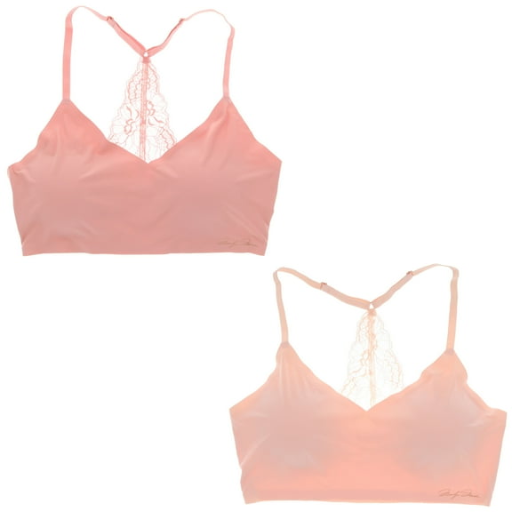 Marilyn Monroe Intimates Women's Laser-Cut Racerback Lace Bralette, Sizes S-XL