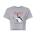 thumbnail image 1 of Marilyn Monroe - Legend - Juniors Cropped Graphic T-Shirt, 1 of 5