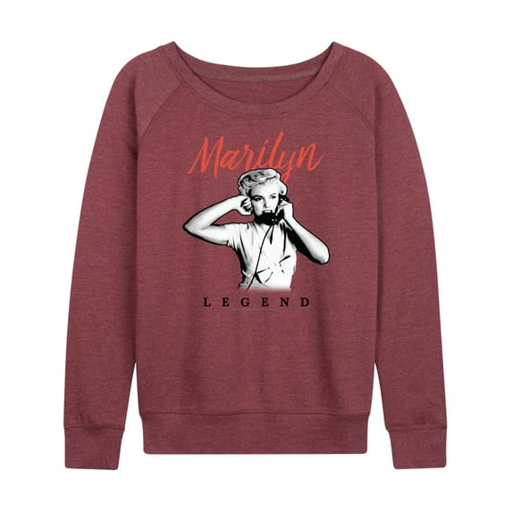 Marilyn Monroe - Legend - Women's Lightweight French Terry Long Sleeve Shirt