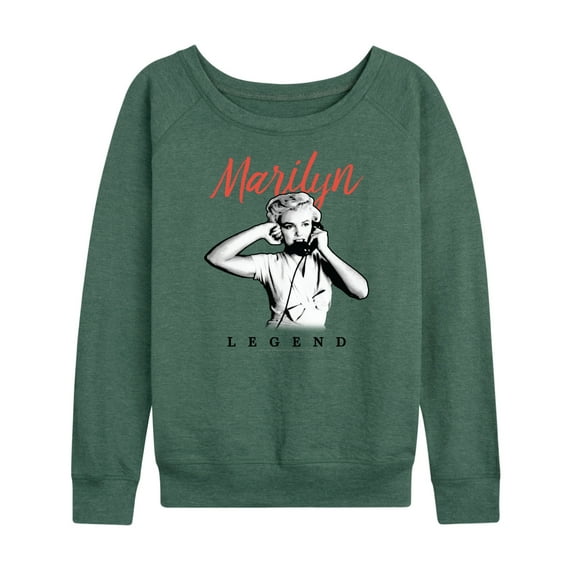 Marilyn Monroe - Legend - Women's Lightweight French Terry Long Sleeve Shirt