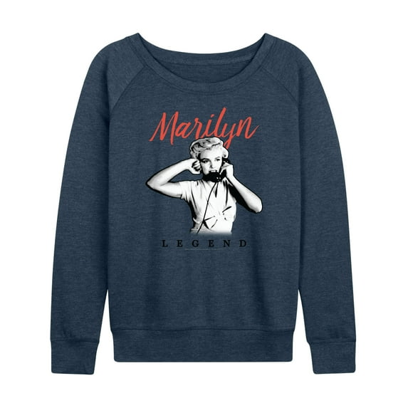 Marilyn Monroe - Legend - Women's Lightweight French Terry Long Sleeve Shirt