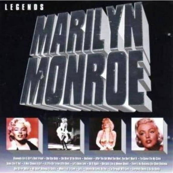 Marilyn Monroe - Legends: Marilyn Monroe - Music & Performance - CD