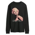 thumbnail image 1 of Marilyn Monroe - MM Tonal Washed - Men's Long Sleeve Graphic T-Shirt, 1 of 4