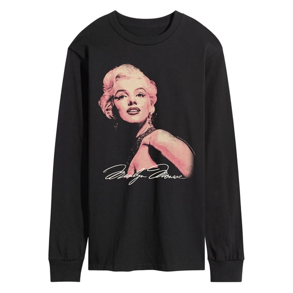 Marilyn Monroe - MM Tonal Washed - Men's Long Sleeve Graphic T-Shirt