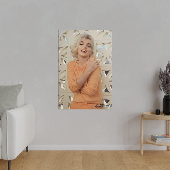 Marilyn Monroe Main Squeeze Canvas Print
