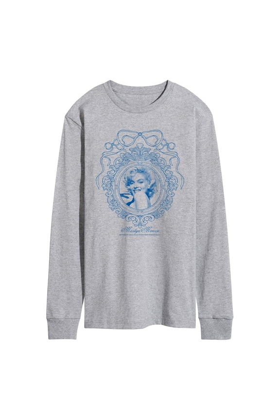 - Marilyn Frame - Men's Long Sleeve Graphic T-Shirt