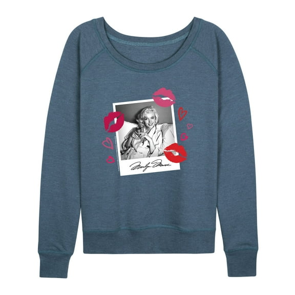 Marilyn Monroe - Marilyn Photos - Women's Lightweight French Terry Long Sleeve Shirt