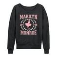 thumbnail image 1 of Marilyn Monroe - Marilyn Photos - Women's Lightweight French Terry Long Sleeve Shirt, 1 of 5