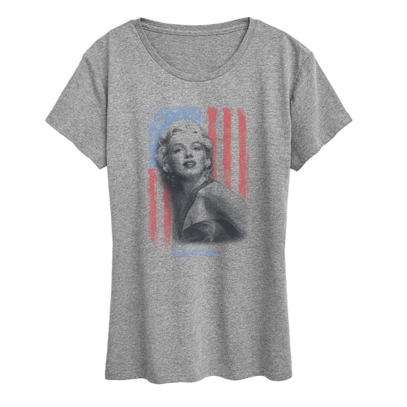 Marilyn Monroe - Marilyn Soft Flag - Women's Short Sleeve Graphic T-shirt