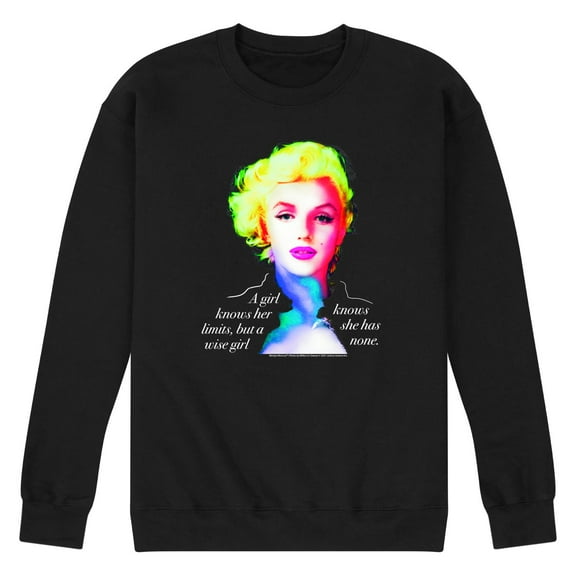 Marilyn Monroe - Men's Crew Neck Fleece Pullover