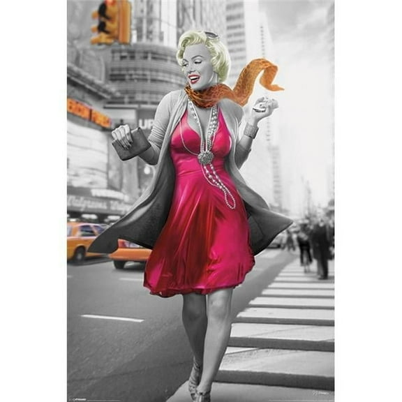 Marilyn Monroe - New York Walk Poster Print - 24 x 36 in.