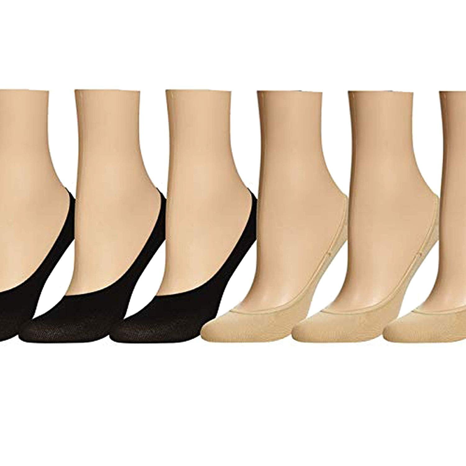 Marian Monogram No Show Socks