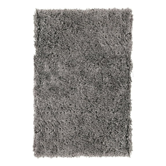 Marilyn Monroe Opulence Shag Collection Area Rug - Silver Screen (3' 3" x 5' 3" Rectangle Slate)