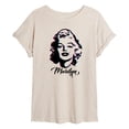 thumbnail image 1 of Marilyn Monroe - Paint Splatter Relaxed Fit T-Shirt, 1 of 5