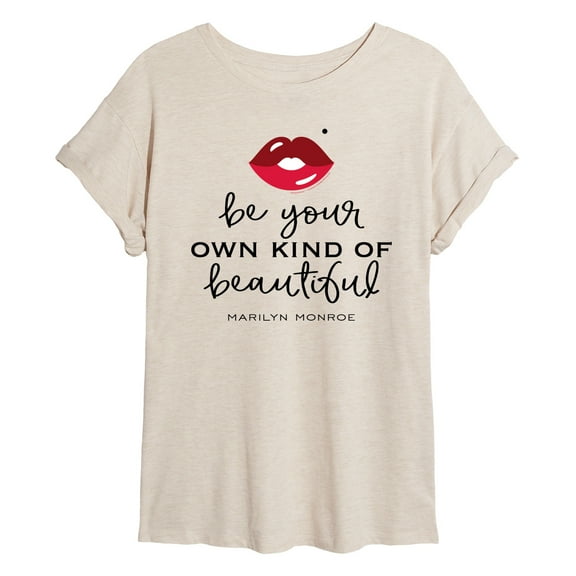 Marilyn Monroe - Pop Culture Icon - Be Your Own Kind Of Beautiful - Juniors Ideal Flowy Muscle T-Shirt