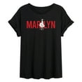 thumbnail image 1 of Marilyn Monroe - Pop Culture Icon - Bold Letters - Juniors Ideal Flowy Muscle T-Shirt, 1 of 5