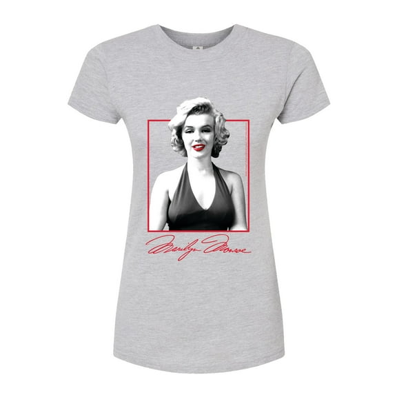 Marilyn Monroe - Pop Culture Icon - Classic Shot - Juniors Fitted Graphic T-Shirt