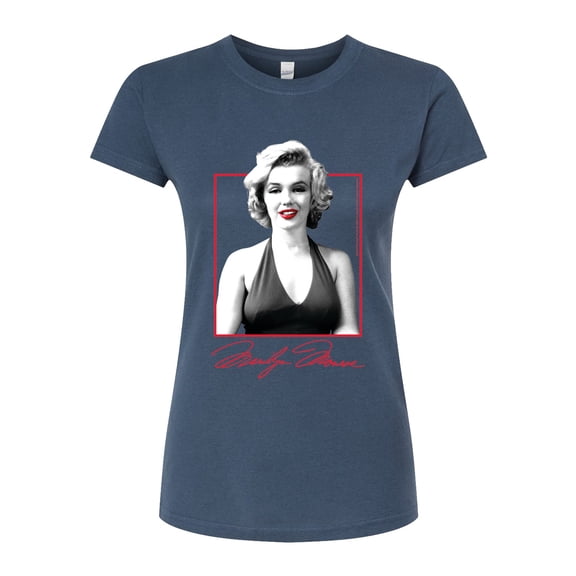 Marilyn Monroe - Pop Culture Icon - Classic Shot - Juniors Fitted Graphic T-Shirt