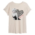 thumbnail image 1 of Marilyn Monroe - Pop Culture Icon - Early Years - Leopard Heart - Juniors Ideal Flowy Muscle T-Shirt, 1 of 5