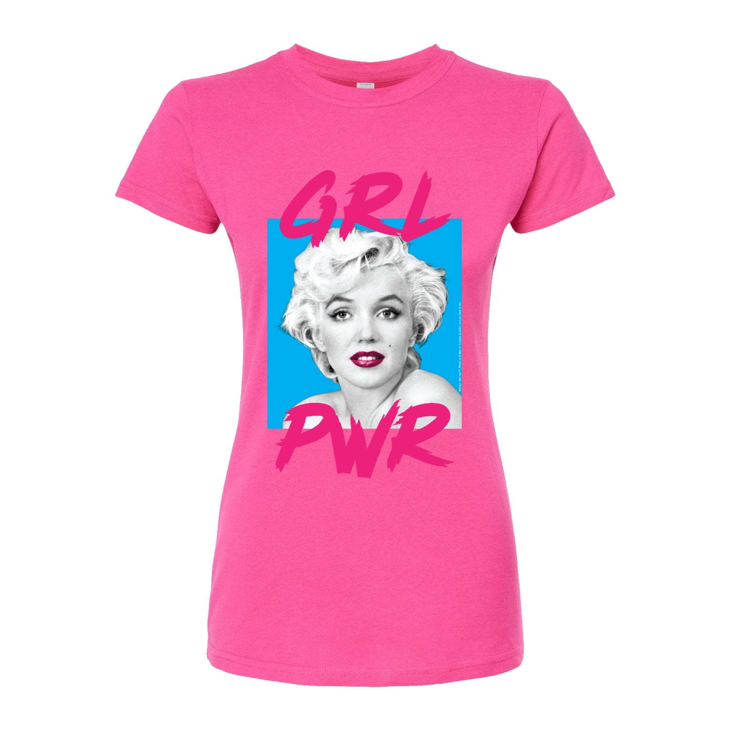 Marilyn Monroe - Pop Culture Icon - GRL PWR - Juniors Fitted Graphic T 