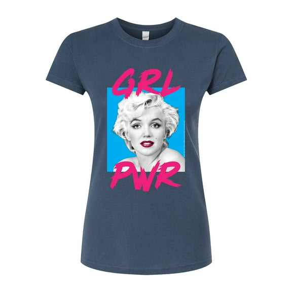 Marilyn Monroe - Pop Culture Icon - GRL PWR - Juniors Fitted Graphic T-Shirt