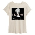 thumbnail image 1 of Marilyn Monroe - Pop Culture Icon - I Know What I Want - Classic Photo - Juniors Ideal Flowy Muscle T-Shirt, 1 of 5
