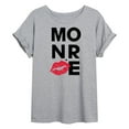 thumbnail image 1 of Marilyn Monroe - Pop Culture Icon - Kisses - Women's Oversized T-Shirt, 1 of 5