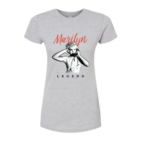 Marilyn Monroe - Pop Culture Icon - Legend - Juniors Fitted Graphic T-Shirt