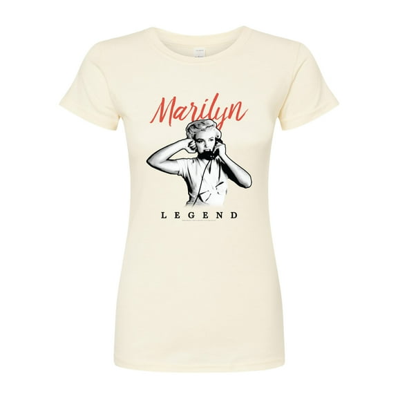 Marilyn Monroe - Pop Culture Icon - Legend - Juniors Fitted Graphic T-Shirt
