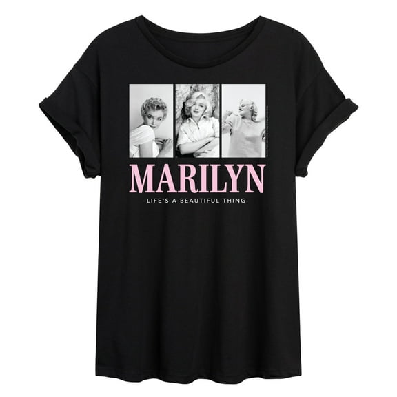 Marilyn Monroe - Pop Culture Icon - Life's A Beautiful Thing - Juniors Ideal Flowy Muscle T-Shirt