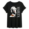 thumbnail image 1 of Marilyn Monroe - Pop Culture Icon - Monarch Butterfly - Women's Oversized T-Shirt, 1 of 5