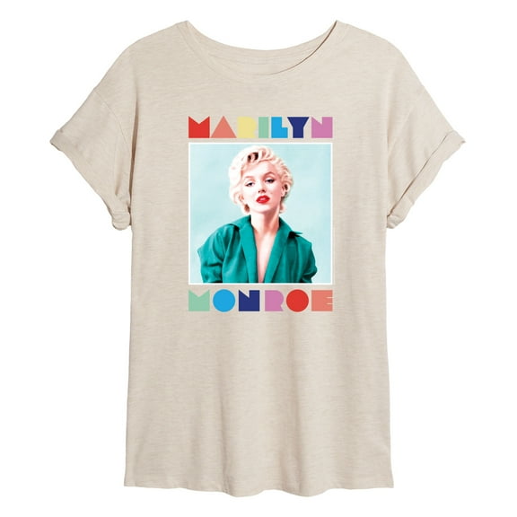 Marilyn Monroe - Pop Culture Icon - Pop of Color - Juniors Ideal Flowy Muscle T-Shirt