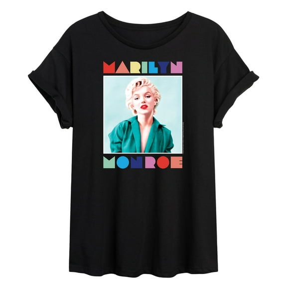 Marilyn Monroe - Pop Culture Icon - Pop of Color - Juniors Ideal Flowy Muscle T-Shirt