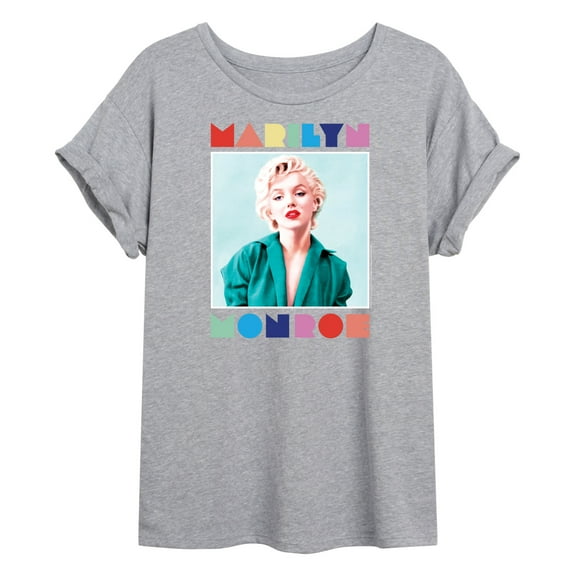 Marilyn Monroe - Pop Culture Icon - Pop of Color - Juniors Ideal Flowy Muscle T-Shirt