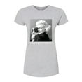 thumbnail image 1 of Marilyn Monroe - Pop Culture Icon - Pugs Are A Girl's Best Friend - Juniors Fitted Graphic T-Shirt, 1 of 5
